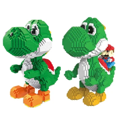 Fun Particle Yoshi Assembly Model DIY Building Blocks