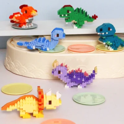 Animals Toys Cute Dinosaur Diamond Assembled Building Blocks