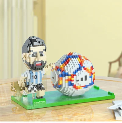 Football  Soccer Player Match Assembling Building Blick Blocks