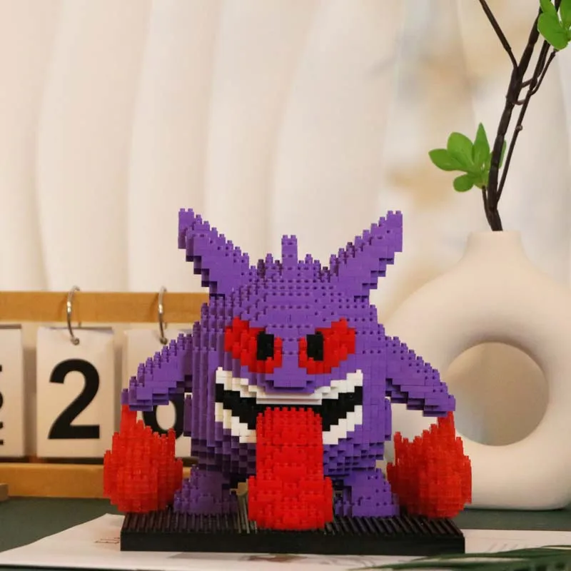 Gengar Figure Micro Building Blocks for Kid Christmas Gift