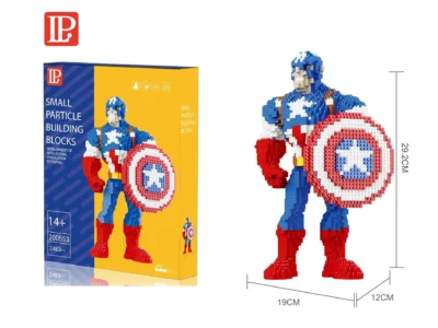 Spiderman Hulk Iron Man Rocket Raccoon Super Building Block
