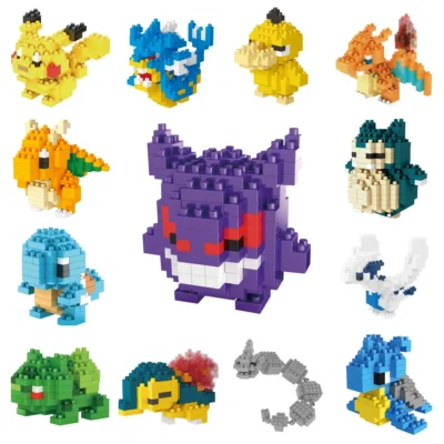 Pokemon Nanoblock Education Graphics Building Blocks