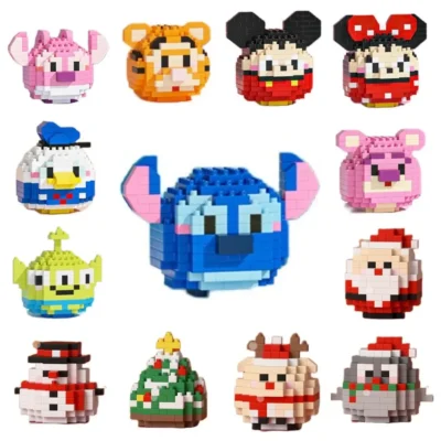 Disney Stitch LinaBell Hello Kitty Sanrio Building Blocks