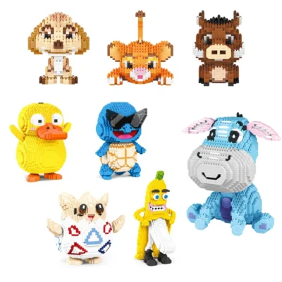 Pokemon Action Figures Nano Building Blocks