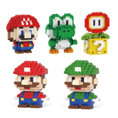 Super Mario Bros Figure Building Blocks