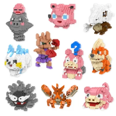 Pokemon Marowak Growlithe Building Blocks